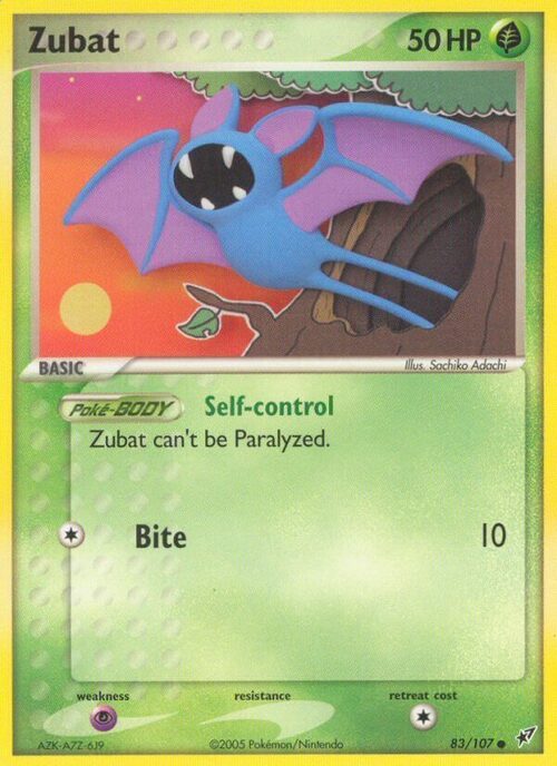 Zubat Card Front