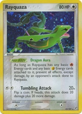 Rayquaza Card Front