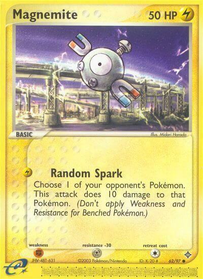 Magnemite Card Front