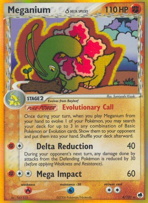 Meganium δ Card Front