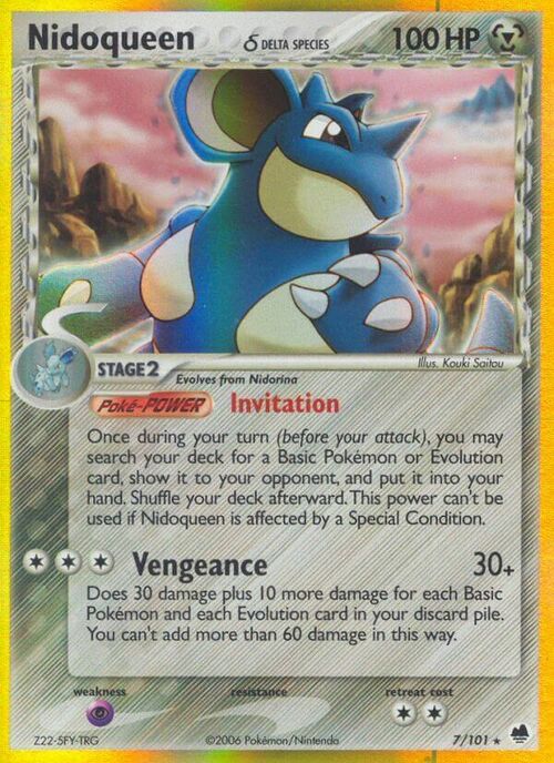 Nidoqueen δ Card Front