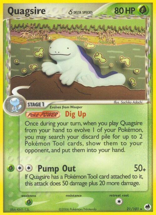 Quagsire δ Card Front