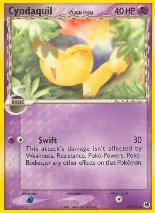 Cyndaquil δ Card Front