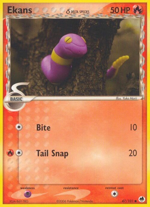 Ekans δ Card Front