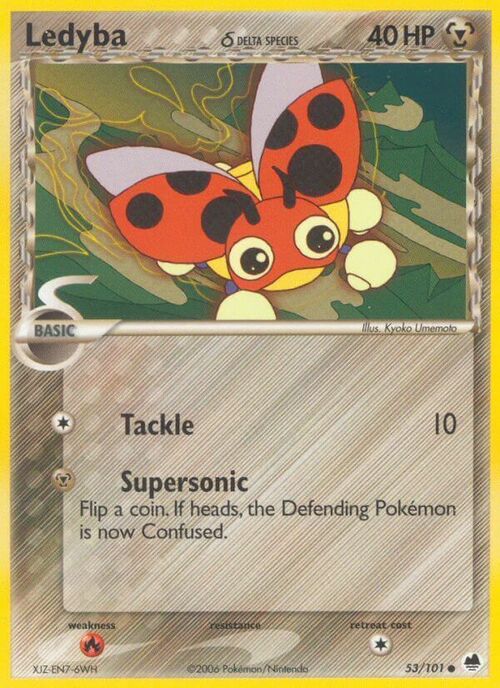 Ledyba δ Card Front