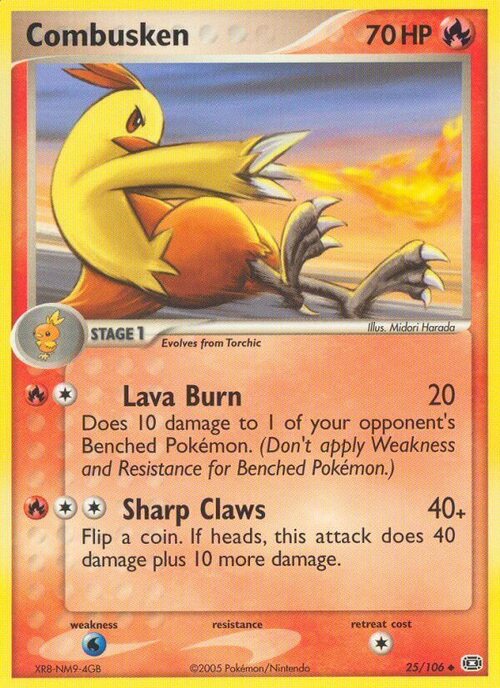 Combusken Card Front