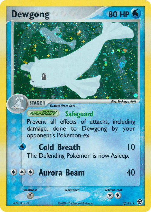 Dewgong Card Front