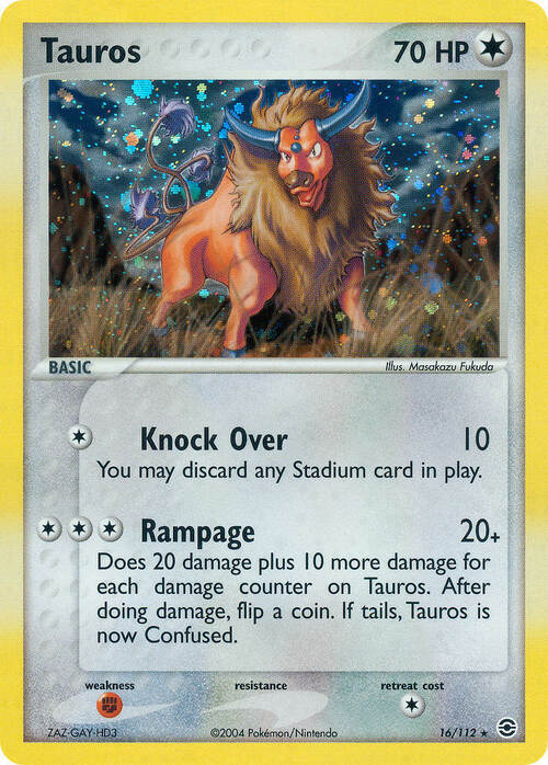 Tauros Card Front