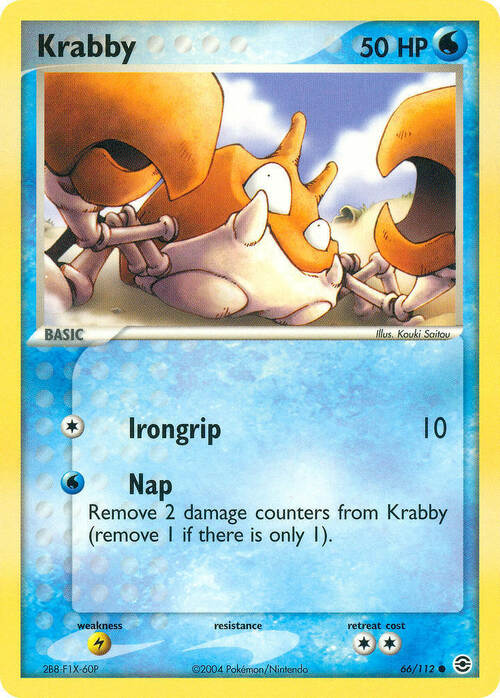 Krabby Card Front