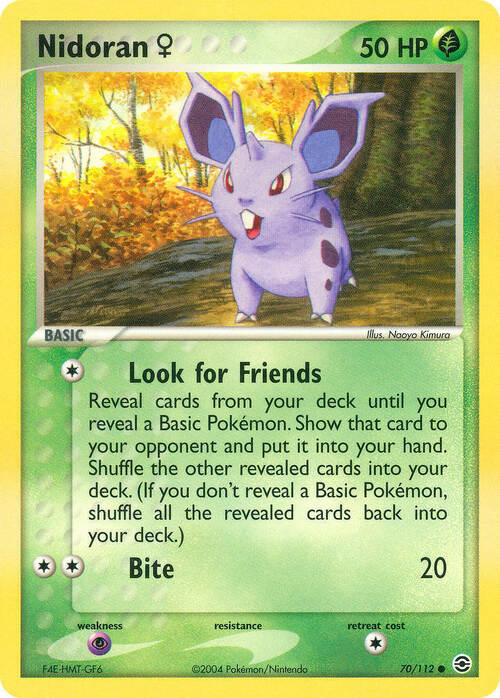 Nidoran F Card Front