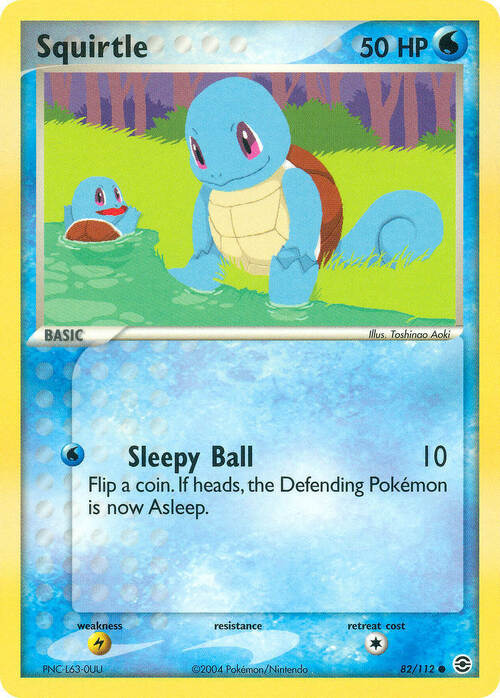 Squirtle Card Front