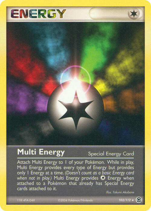 Multi Energy Card Front