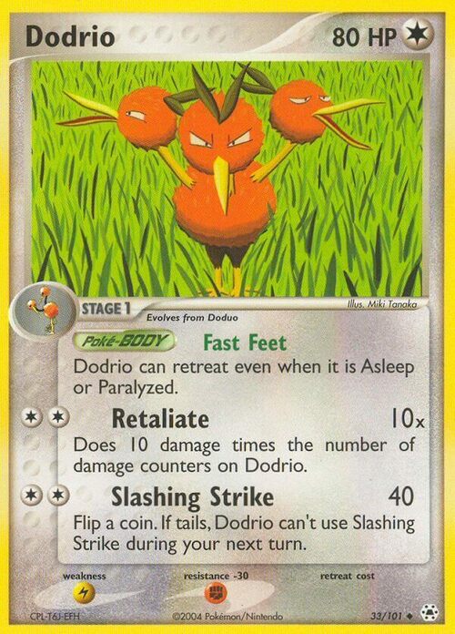 Dodrio Card Front