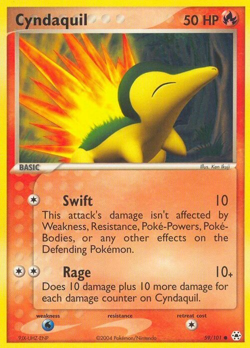 Cyndaquil Card Front