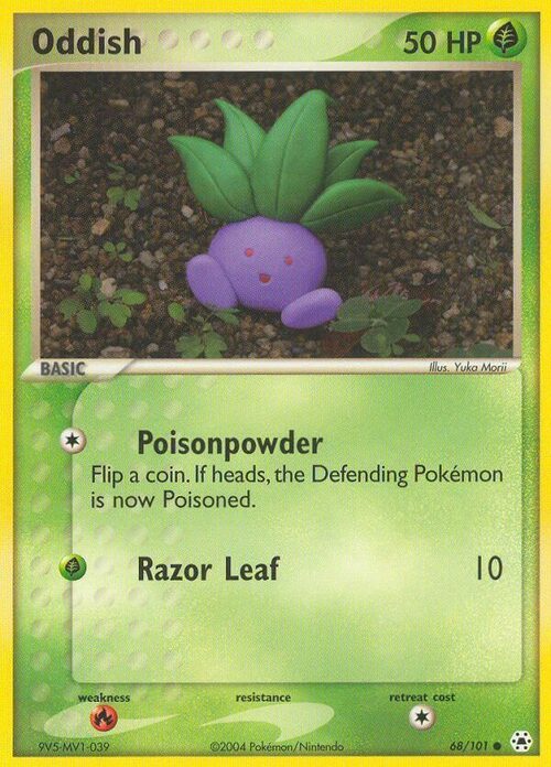 Oddish Card Front