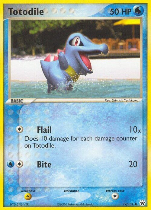 Totodile Card Front