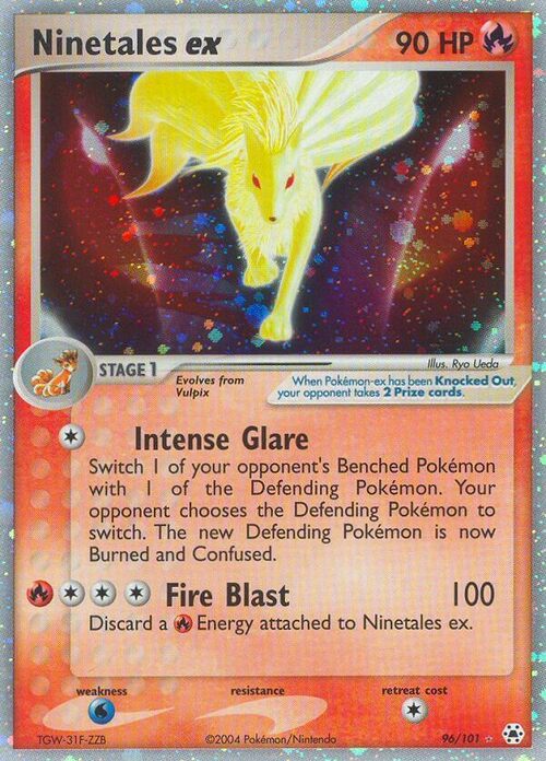 Ninetales ex Card Front