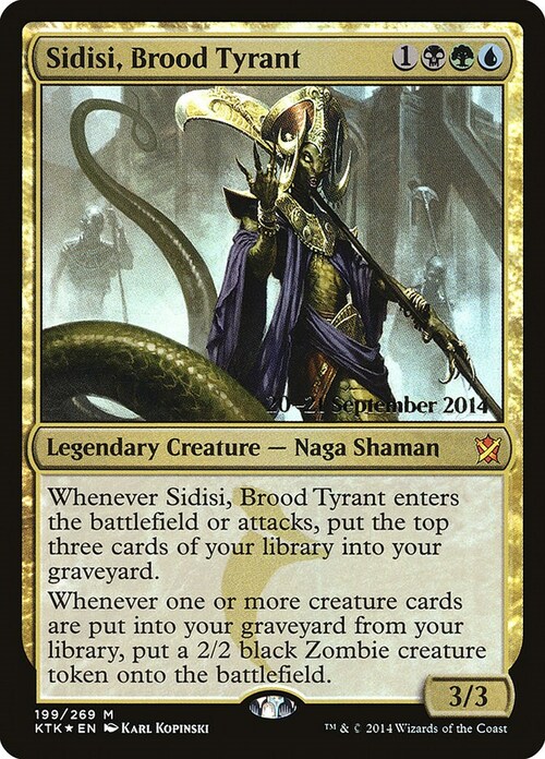 Sidisi, Brood Tyrant Card Front