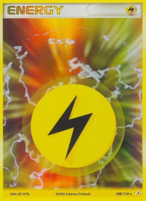 Lightning Energy Card Front