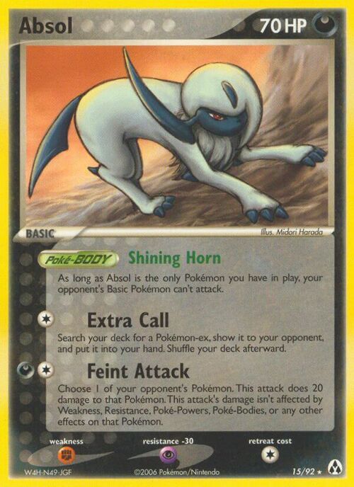 Absol Card Front