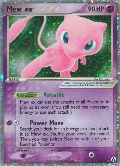 Mew ex Card Front