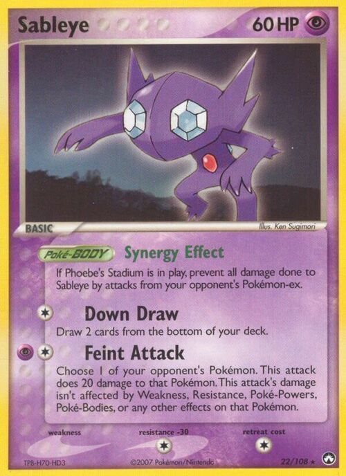 Sableye Card Front