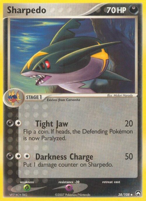 Sharpedo Card Front