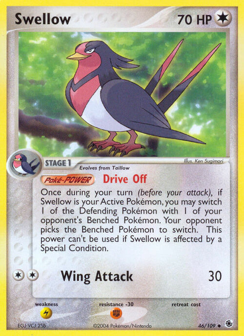 Swellow Card Front