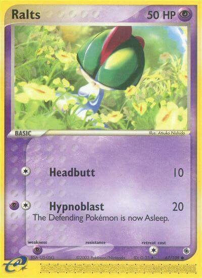 Ralts Card Front