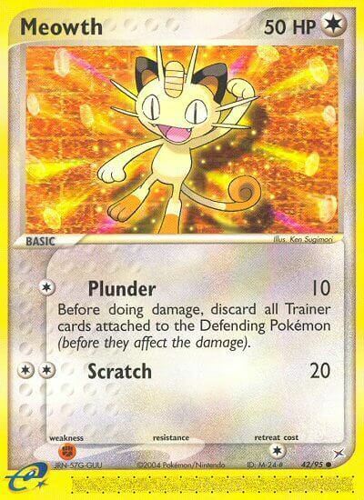 Meowth Card Front