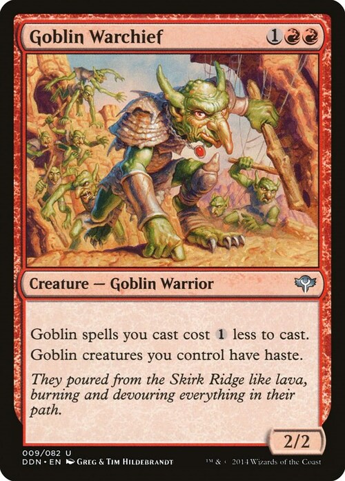 Goblin Warchief Card Front