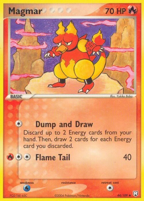 Magmar Card Front