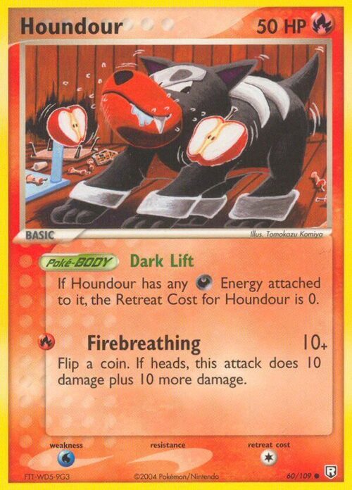 Houndour Card Front