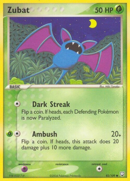 Zubat Card Front