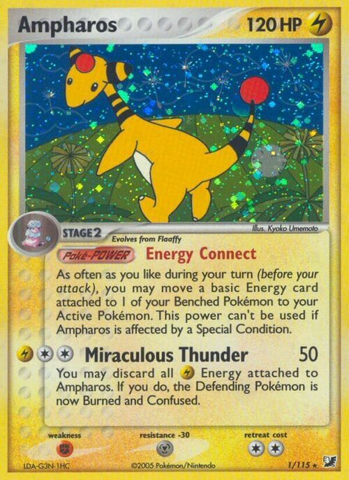 Ampharos Card Front