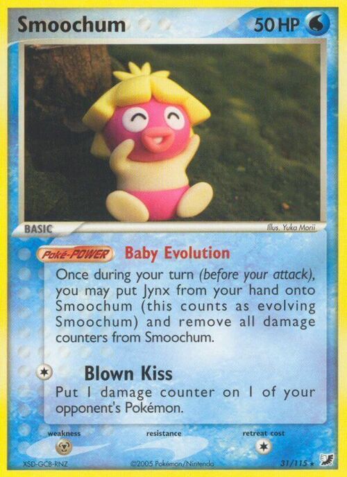 Smoochum Card Front