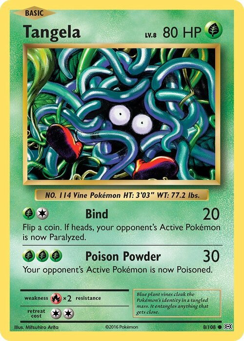 Tangela Card Front