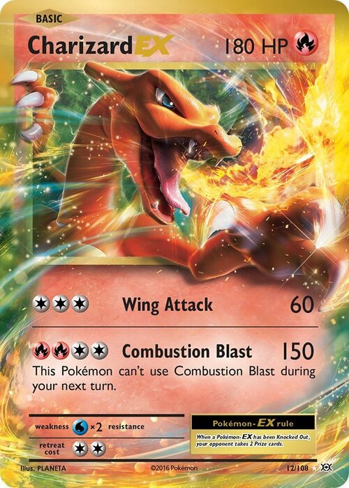 Charizard EX Card Front