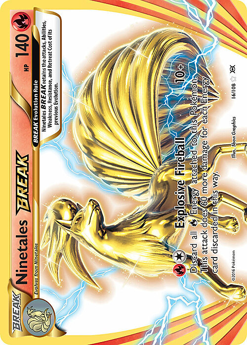 Ninetales BREAK Card Front