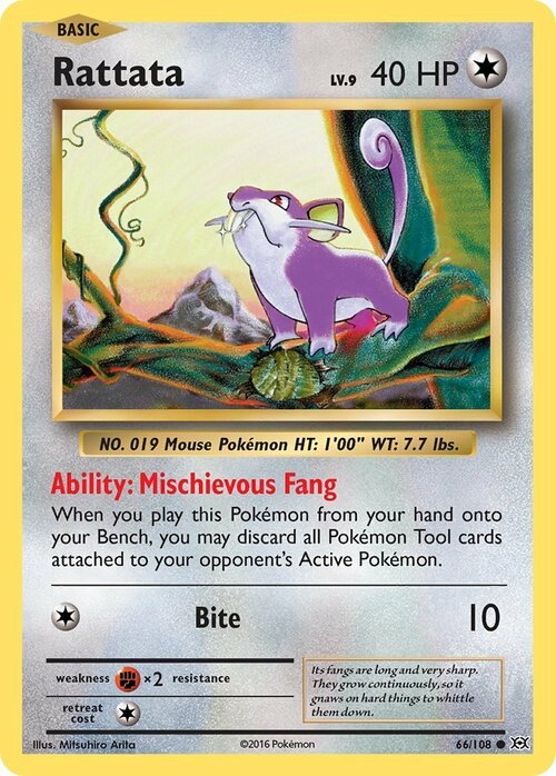 Rattata Card Front