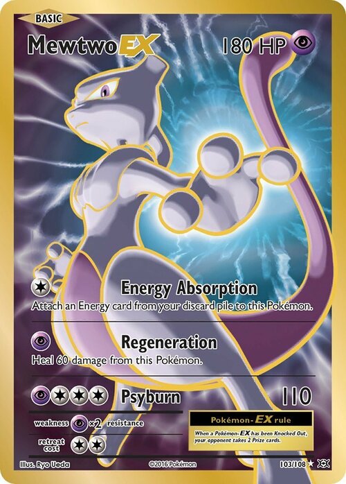 Mewtwo EX Card Front