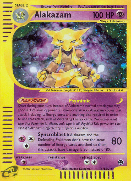 Alakazam Card Front