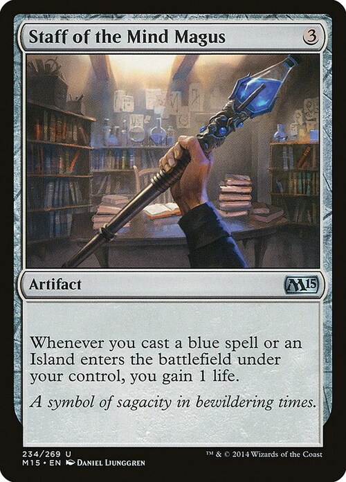 Staff of the Mind Magus Card Front