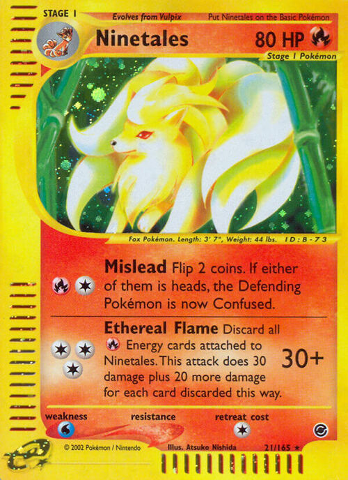 Ninetales Card Front