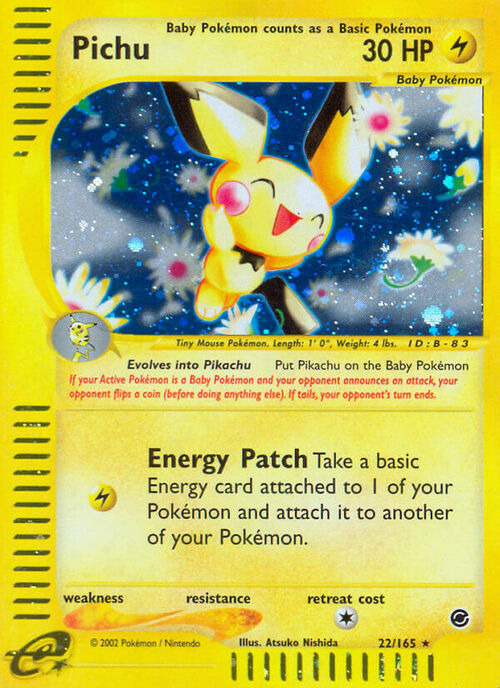 Pichu Card Front