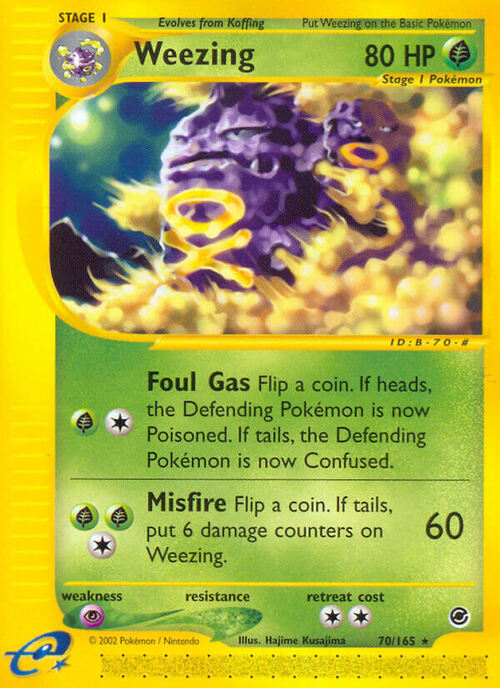 Weezing Card Front