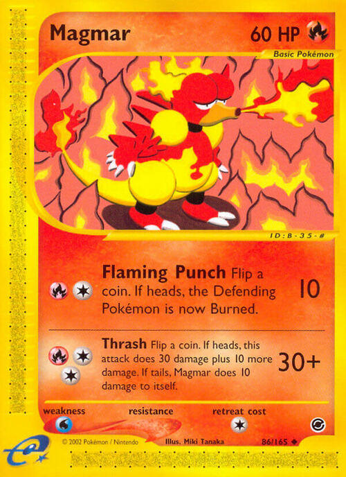 Magmar Card Front