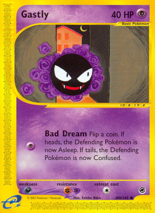 Gastly Card Front