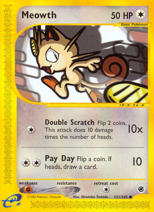 Meowth Card Front