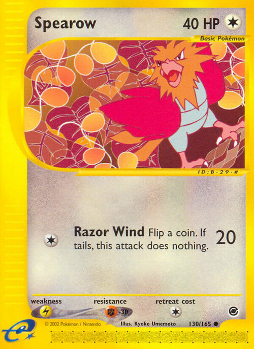 Spearow Card Front